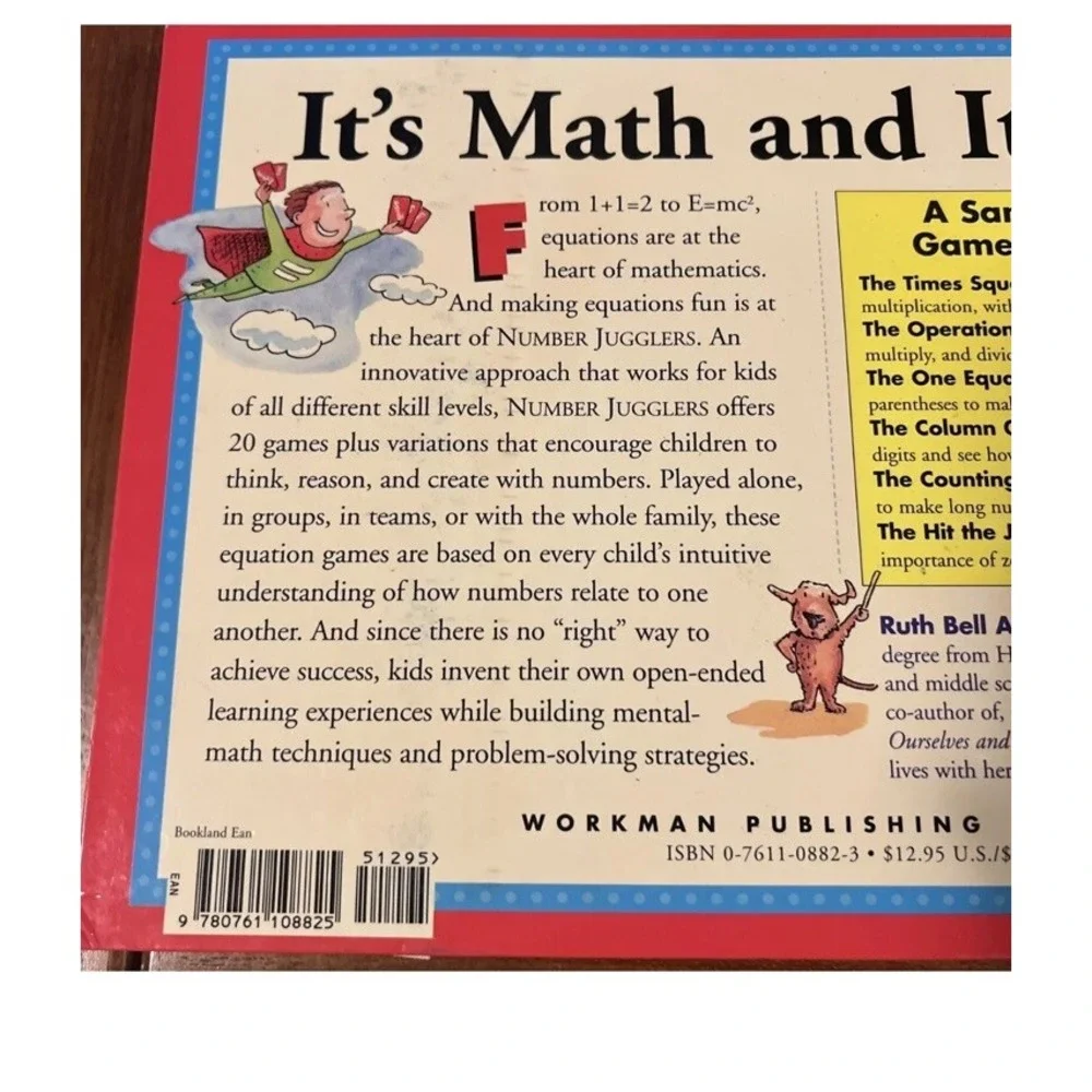 NUMBER JUGGLERS: MATH GAME BOOK & MATH GAME CARDS By Ruth Bell Alexander‎ New